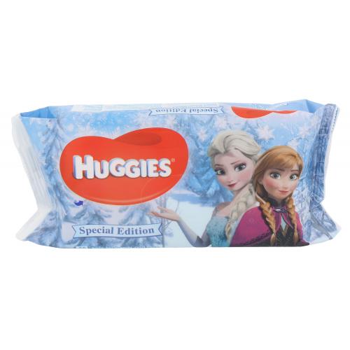 Huggies Baby Wipes Frozen Anna & Elsa 56 buc șervețele de curățare facială pentru copii