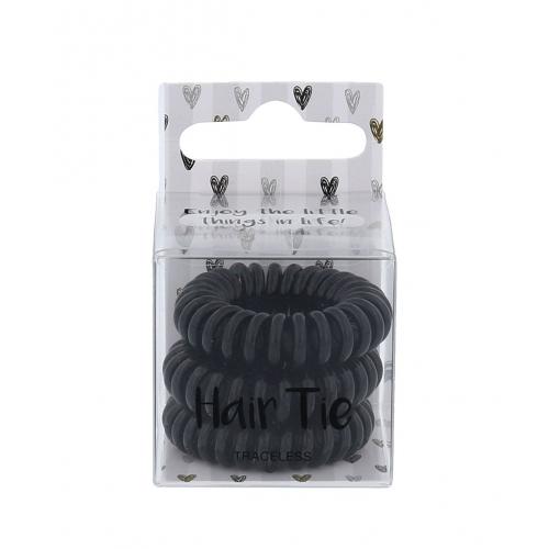 2K Hair Tie 3 buc elastice de păr pentru femei Black