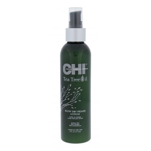 Farouk Systems CHI Tea Tree Oil Blow Dry Primer Lotion 177 ml protecție anti-termică pentru păr pentru femei