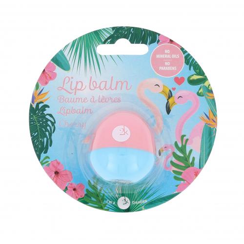 2K Animal Lip Balm Flamingo 11 g balsam de buze pentru femei Cherry