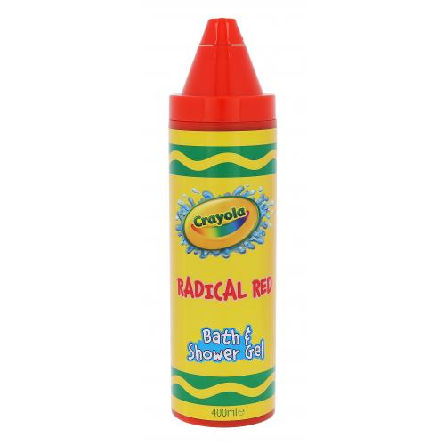 Crayola Bath & Shower Gel 400 ml gel de duș pentru copii Radical Red