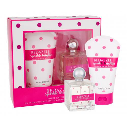 Bedazzle Sparkle Brighter set cadou EDT 100 ml + Lapte de corp 150 ml pentru femei