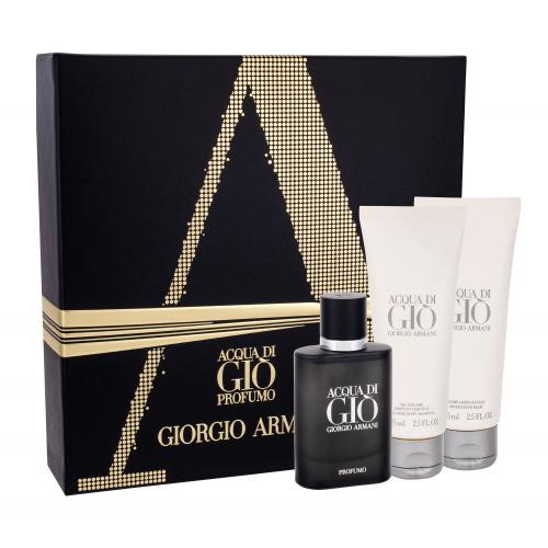 Giorgio Armani Acqua di Giò Profumo set cadou EDP 40 ml + Gel de dus Acqua di Gio 75 ml + Balsam dupa barbierit Acqua di Gio 75 ml pentru bărbați