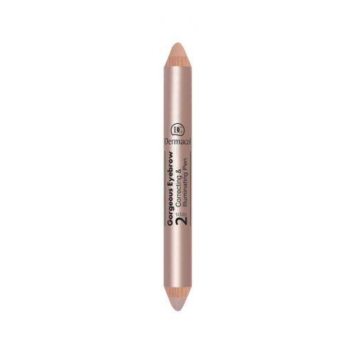 Dermacol Gorgeous Eyebrow 2in1 1 g iluminator pentru femei