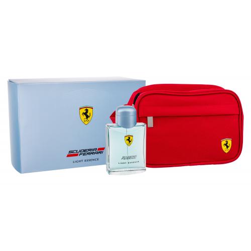 Ferrari Scuderia Ferrari Light Essence set cadou EDT 125 ml + Borseta cosmetice pentru bărbați