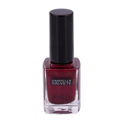 Gabriella Salvete Metallic Rouge Enamel 11 ml lac de unghii pentru femei 01 Dark Rouge