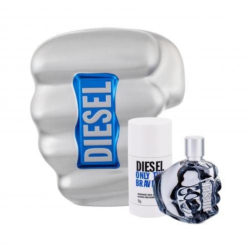 Diesel Only The Brave set cadou EDT 75 ml + Deodorant stick 75 ml pentru bărbați