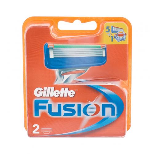 Gillette Fusion 2 buc rezerve aparat de ras pentru bărbați