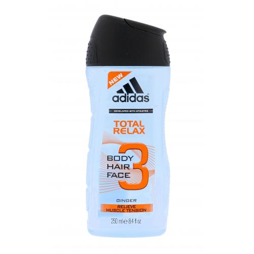 Adidas Total Relax 3in1 250 ml gel de duș pentru bărbați