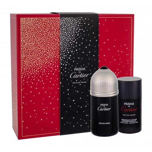Cartier Pasha De Cartier Edition Noire set cadou EDT 100 ml + Deodorant stick 75 ml pentru bărbați