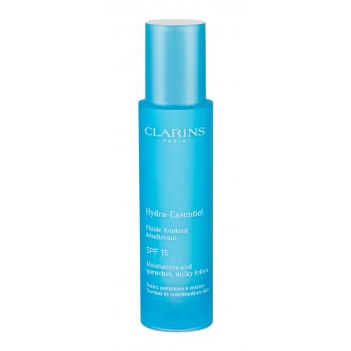 Clarins Hydra-Essentiel Milky Fluid SPF15 50 ml cremă de zi pentru femei Natural