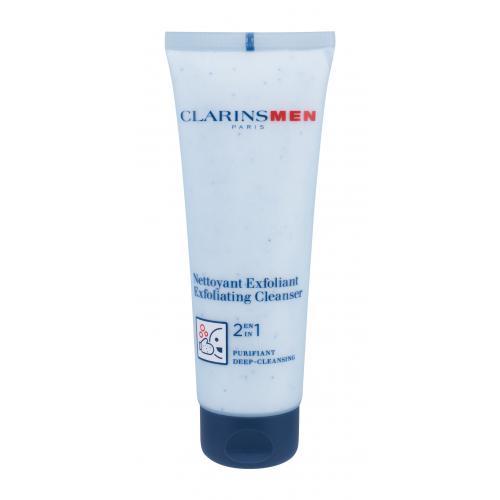 Clarins Men Exfoliating Cleanser 2in1 125 ml peeling pentru bărbați Natural