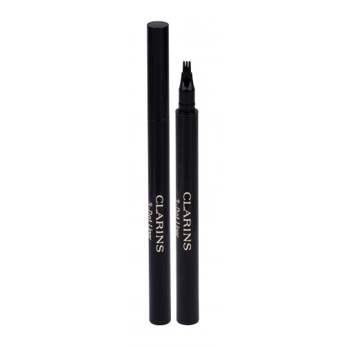 Clarins 3-Dot Liner 0,7 ml tuș de ochi pentru femei Black Natural