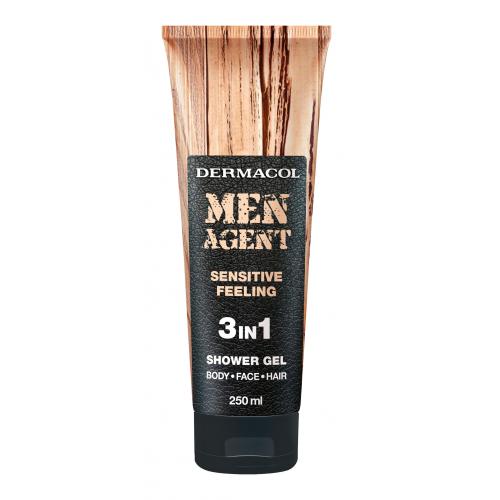 Dermacol Men Agent Sensitive Feeling 3in1 250 ml gel de duș pentru bărbați