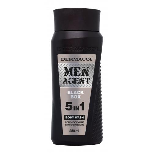 Dermacol Men Agent Black Box 5in1 250 ml gel de duș pentru bărbați