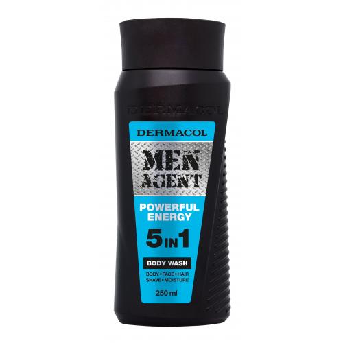 Dermacol Men Agent Powerful Energy 5in1 250 ml gel de duș pentru bărbați