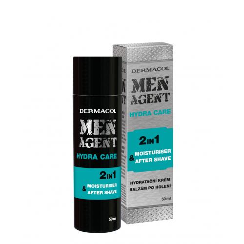 Dermacol Men Agent Hydra Care 2in1 50 ml balsam după bărbierit pentru bărbați