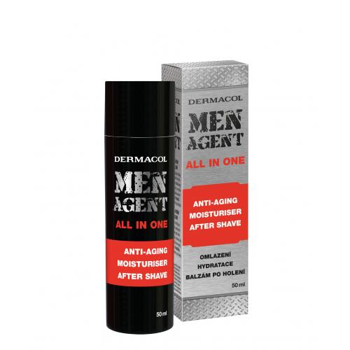 Dermacol Men Agent Anti-Aging Moisturiser After Shave All In One 50 ml balsam după bărbierit pentru bărbați