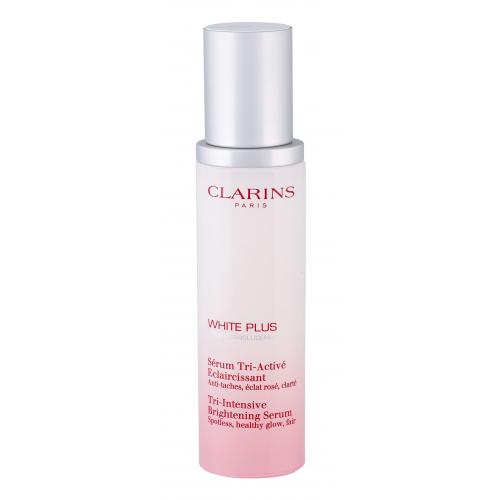Clarins White Plus Pure Translucency Tri-Intensive Brightening Serum 50 ml ser facial pentru femei Natural