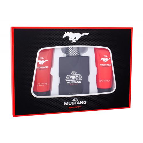 Ford Mustang Mustang Sport set cadou EDT 100 ml + Gel de dus 100 ml + Balsam dupa barbierit 100 ml pentru bărbați