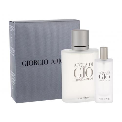 Giorgio Armani Acqua di Giò Pour Homme set cadou EDT 100 ml + EDT 15 ml pentru bărbați