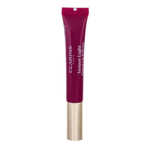 Clarins Instant Light Natural Lip Perfector 12 ml luciu de buze pentru femei 08 Plum Shimmer Natural
