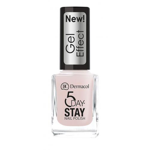 Dermacol 5 Day Stay Gel Effect 12 ml lac de unghii pentru femei 26 Satiné