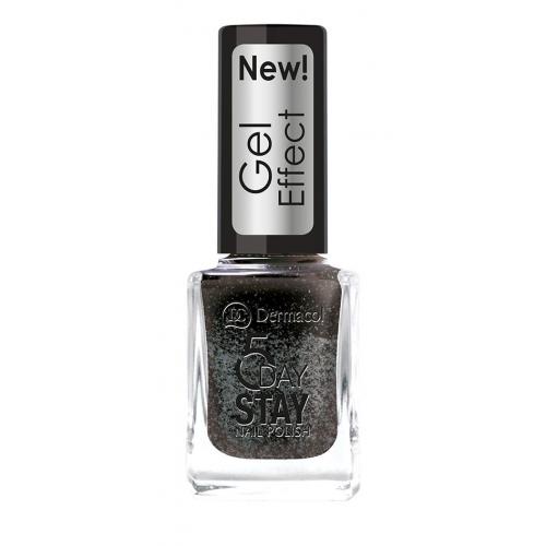 Dermacol 5 Day Stay Gel Effect 12 ml lac de unghii pentru femei 32 Chat Noir