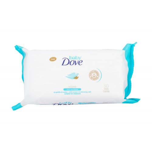 Dove Baby Rich Moisture 50 buc șervețele de curățare facială pentru copii