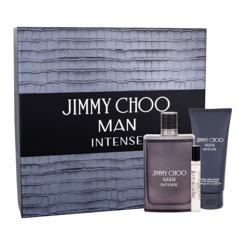 Jimmy Choo Jimmy Choo Man Intense set cadou EDT 100 ml + EDT 7,5 ml + Balsam dupa barbierit 100 ml pentru bărbați