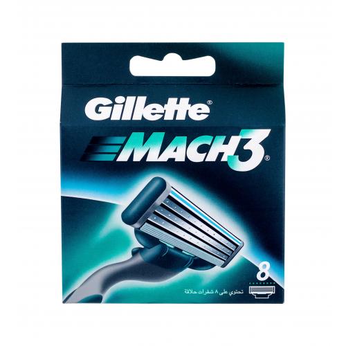 Gillette Mach3 8 buc rezerve aparat de ras pentru bărbați