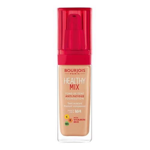 BOURJOIS Paris Healthy Mix Anti-Fatigue Foundation 30 ml fond de ten pentru femei 55 Dark Beige