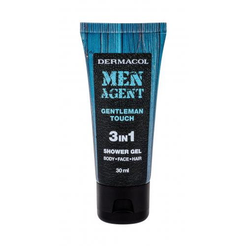 Dermacol Men Agent Gentleman Touch 3in1 30 ml gel de duș pentru bărbați