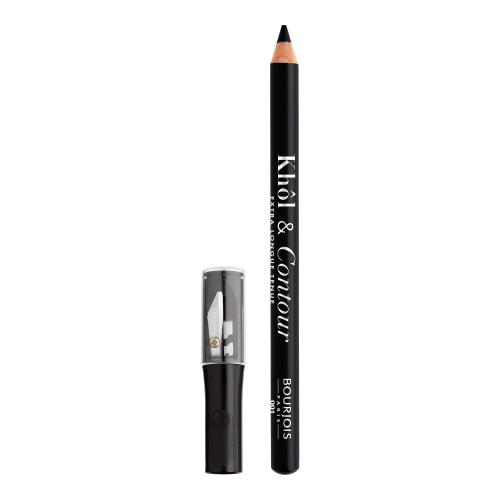 BOURJOIS Paris Khol & Contour & Sharpener 1,2 g creion de ochi pentru femei 001 Noir-issime
