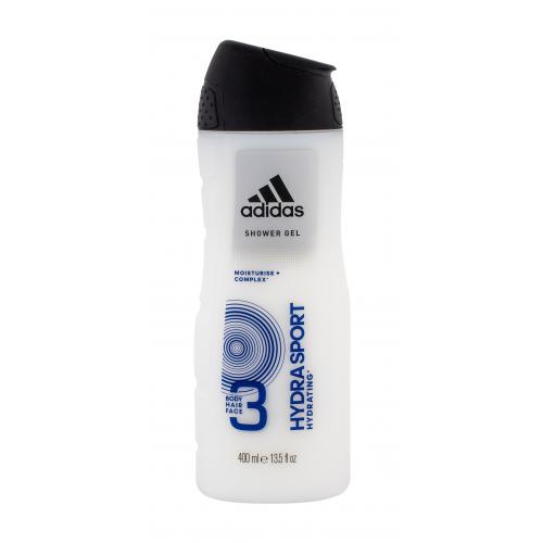 Adidas Hydra Sport 3in1 400 ml gel de duș pentru bărbați