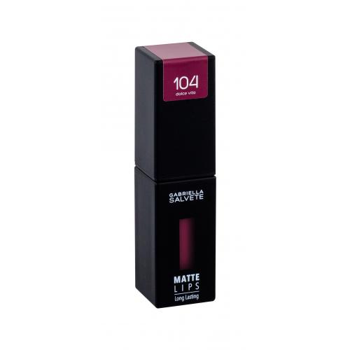 Gabriella Salvete Matte Lips 4,5 ml ruj de buze pentru femei 104 Dolce Vita