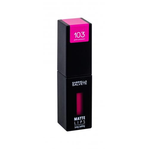 Gabriella Salvete Matte Lips 4,5 ml ruj de buze pentru femei 103 Pink Passion