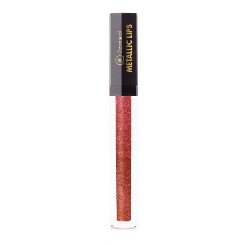 Dermacol Metallic Lips 3,5 ml ruj de buze pentru femei 04 Sexy Burlesque