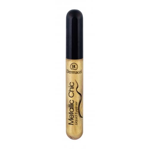 Dermacol Metallic Chic 6 ml tuș de ochi pentru femei 1 Gold