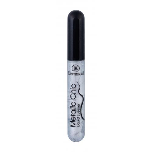 Dermacol Metallic Chic 6 ml tuș de ochi pentru femei 3 Silver