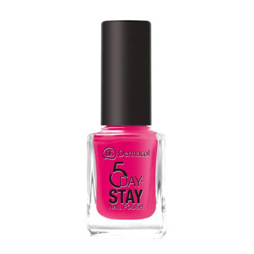 Dermacol 5 Day Stay 11 ml lac de unghii pentru femei 38 Cherry Blossom