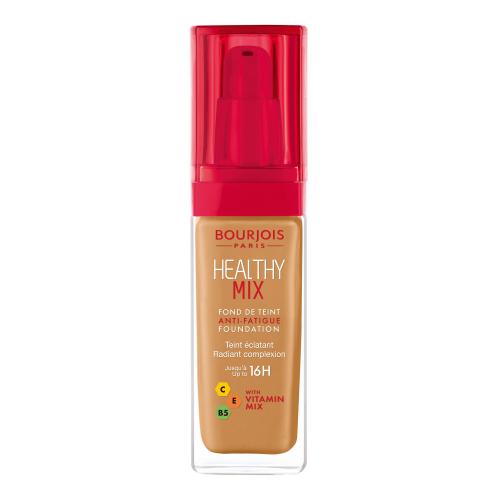 BOURJOIS Paris Healthy Mix Anti-Fatigue Foundation 30 ml fond de ten pentru femei 57,5 Golden Caramel