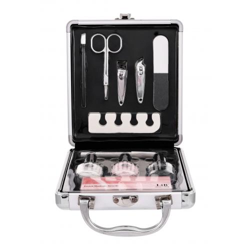 2K Beauty Basic Manicure Train Case lac de unghii Kit de manichiura pentru femei