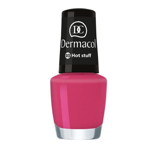 Dermacol Nail Polish Mini Summer Collection 5 ml lac de unghii pentru femei 03 Hot Stuff