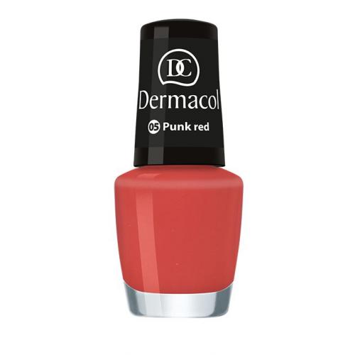 Dermacol Nail Polish Mini Summer Collection 5 ml lac de unghii pentru femei 05 Punk Red