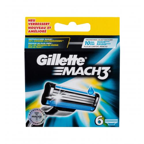 Gillette Mach3 6 buc rezerve aparat de ras pentru bărbați