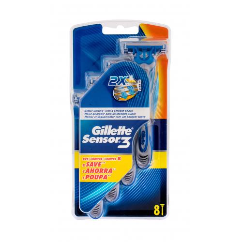Gillette Sensor3 8 buc aparate de ras pentru bărbați