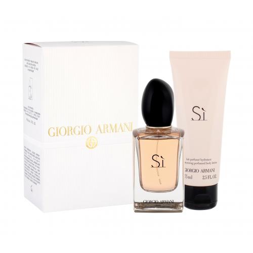 Giorgio Armani Sì set cadou apa de parfum 50 ml + lotiune de corp 75 ml pentru femei
