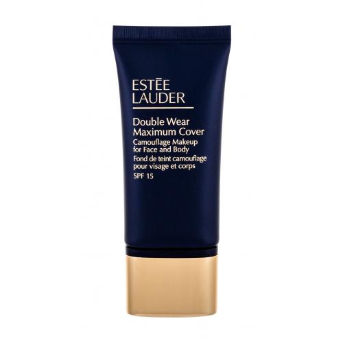 Estée Lauder Double Wear Maximum Cover SPF15 30 ml fond de ten pentru femei 1N3 Creamy Vanilla