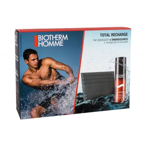 Biotherm Homme Total Recharge Non-stop Moisturizer set cadou Crema pentru barbati 50 ml + portcard pentru bărbați